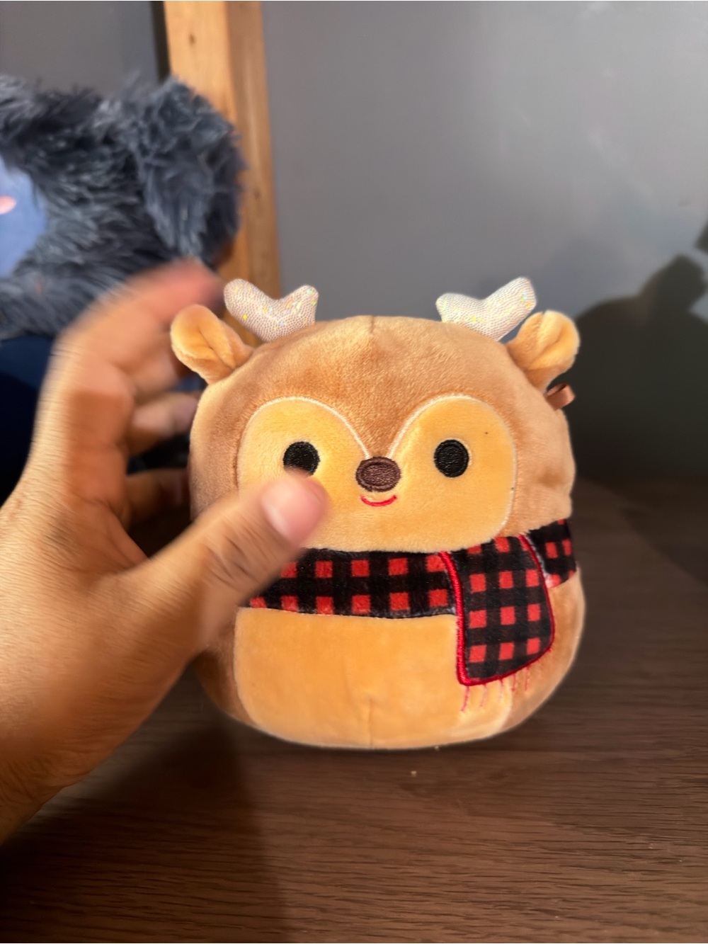 Squishmallow Darla the Fawn with Plaid Scarf 8" Plush